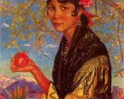 豪尔赫 阿珀利 : Gitana con granada